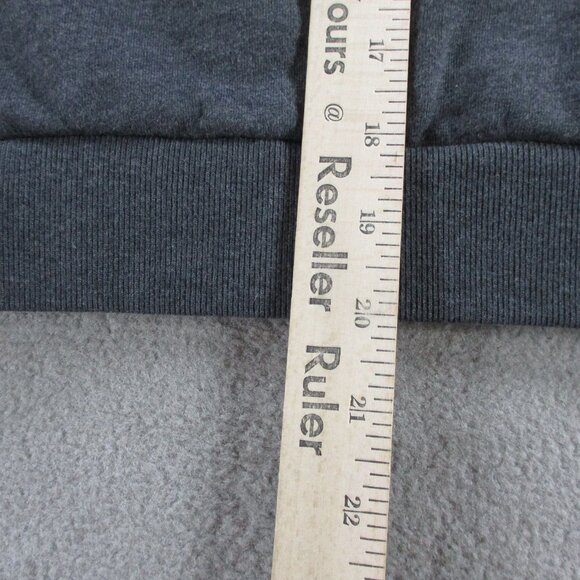 VERSACE Kids Logo Sweatshirt Size 12a Gray Logo Applique Fleece Sweater Crewneck - Picture 11 of 12